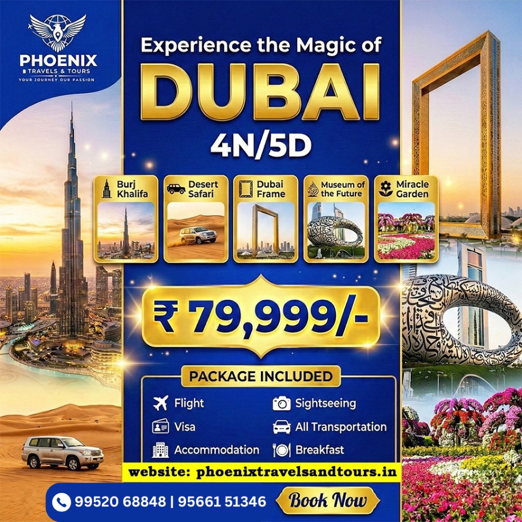 Dubai skyline with Burj Khalifa